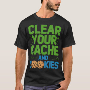 T-shirt Effacement des cookies Développeur de logiciels Co