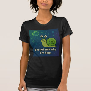 T-shirt Effervescent Confusion - Drôle Mème Escargot Aesth