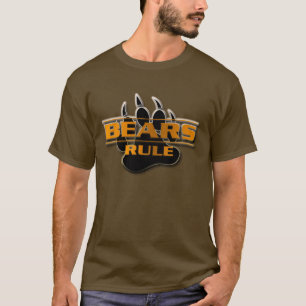 T-shirt Effet 3D moderne Design Bears Règle Bear Paw