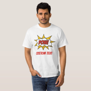 T-shirt Effet audio comique Pow