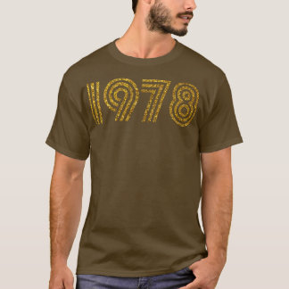 T-shirt Effet de la Parties scintillant de l'année de nais