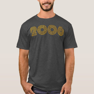 T-shirt Effet de la Parties scintillant de l'année de nais