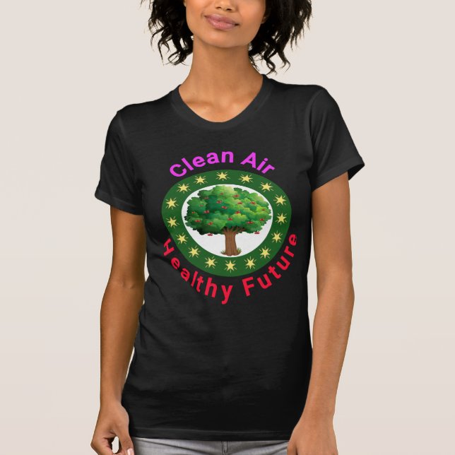 T-shirt effet de serre. (Devant)