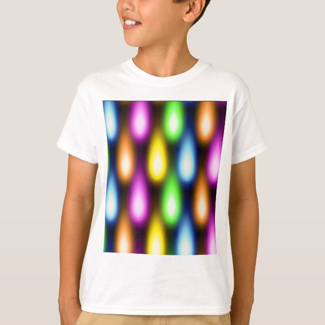 T-shirt Effets de la lumière colorés (Devant)