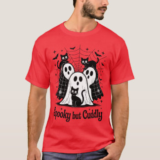 T-shirt Éffrayant Cat et Ghomajorité Web Design ami