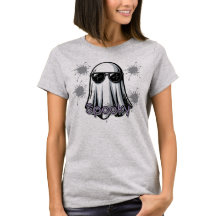 T-shirt Éffrayant cool Ghost