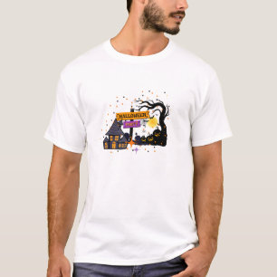 T-shirt éffrayant design, séjour helloween