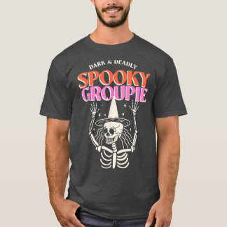 T-shirt Éffrayant Groupie Funny Halloween Costume facile