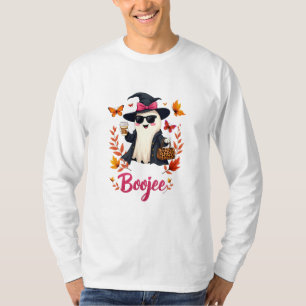 T-shirt Éffrayant Halloween Boojee Sassy Classy Ghost
