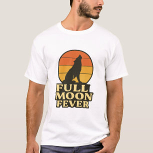 T-shirt éffrayant Halloween Fièvre Pleine lune