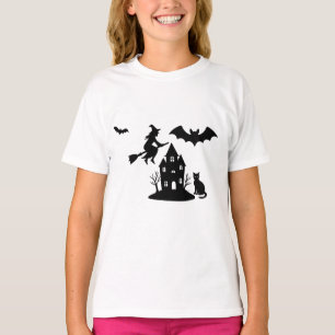 T-shirt Éffrayant Hauné Maison & Sorcière Silhouette