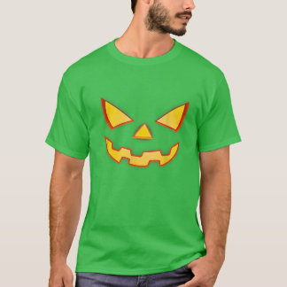 T-shirt Éffrayant Jack-o'-lantern Citrouille du parti Hall