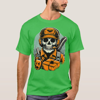 T-shirt Éffrayant Logistics Manager Funny Halloween Witch