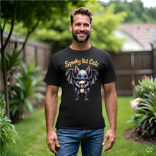 T-shirt Éffrayant Mais Cute Bat Gothique (Spooky But Cute Gothic T-Shirt )