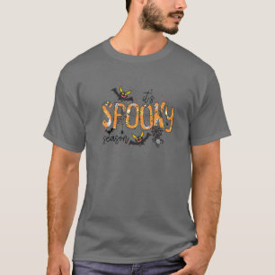 T-shirt Éffrayant Mama Messy Bun Skull Halloween Costume m