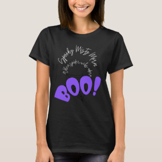 T-shirt Éffrayant Misty Morn - BOO ! Halloween