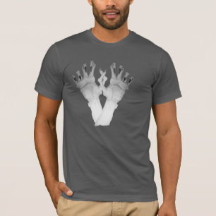T-shirt Effrayant monstre main