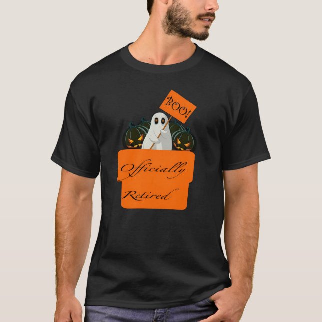 T-shirt Éffrayant retraité (Devant)