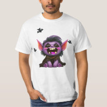 T-shirt éffrayant Troll Halloween