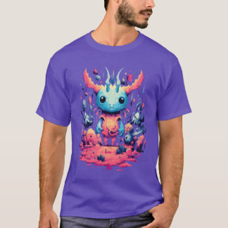 T-shirt Éffrayante fille Monsters Halloween