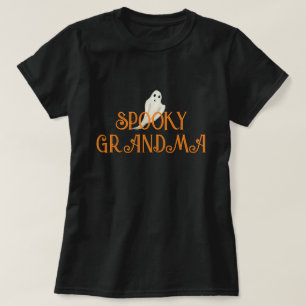 T-shirt Éffrayante grand-mère Halloween Black Tee