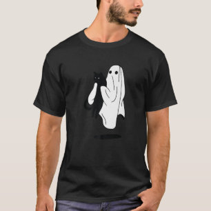 T-shirt Éffrayante saison Amoureux des chats Halloween Cos