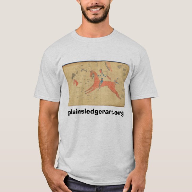 T-shirt Effraye l'ennemi :  Vol de 3 chevaux (Devant)