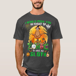 T-shirt Effrayer Vous Pouvez Devant Les Zombies Pour Enreg