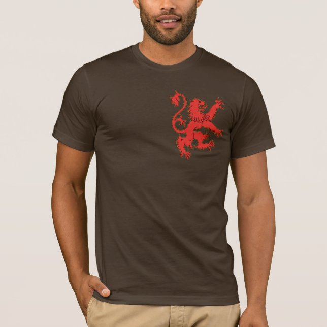 T-shirt effréné de lion (Devant)