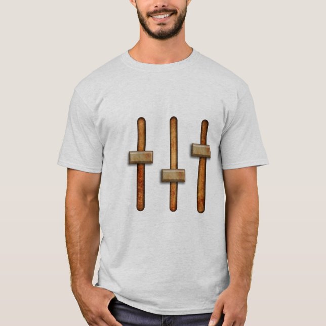 T-shirt égaliseur de 3 bandes (version grunge) (Devant)