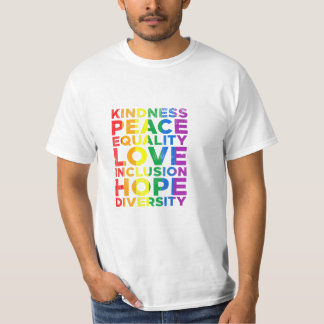 T-shirt Égalité Amour Arc-en-ciel