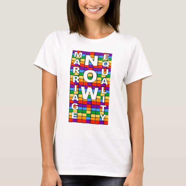 T-shirt Égalité de mariage (Devant)