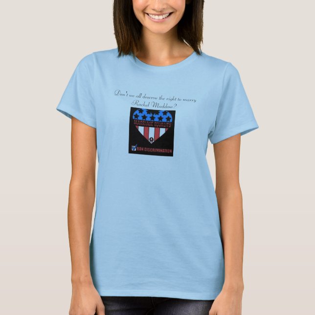 T-shirt égalité de mariage (Devant)