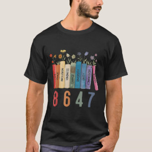 T-shirt Egalité des droits Livre Flower 8647 Trump Feminis