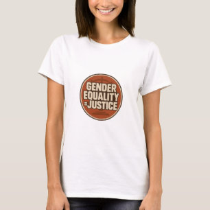 T-shirt Égalité des sexes = Justice Féministe  – Balance R