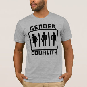 T-shirt ÉGALITÉ ENTRE LES SEXES : Loi de salle de bains 