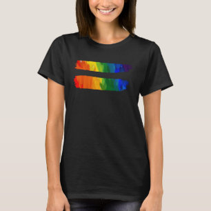 T-shirt Égalité LGBT Fierté Sensibilisation Arc-en-ciel Po