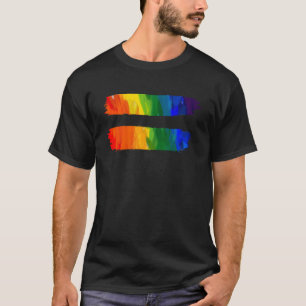 T-shirt Égalité LGBT Pride Sensibilisation Arc-en-ciel pou