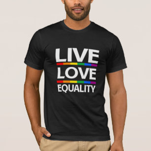 T-shirt Égalité vivante d'amour