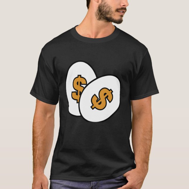 T-shirt Egg Gold Dollar Sign (Devant)