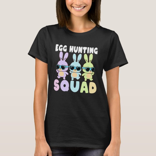 T-shirt Egg Hunting Squad  Easter Bunnies Egg Hunt (Devant)