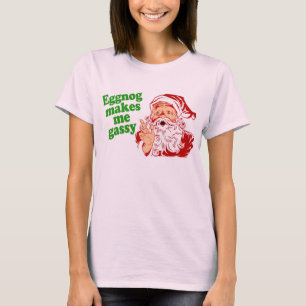 T-shirt Eggnog Fête Père Noël Fart