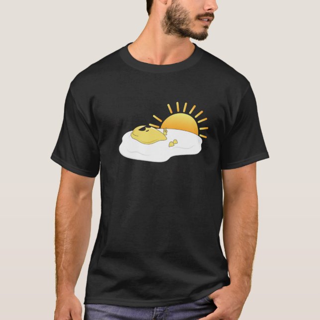 T-shirt Eggspensive Eggs u201CKeep On The Sunny Sideu201D  (Devant)