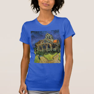 T-shirt Eglise à Auvers-sur-Oise par Vincent van Gogh