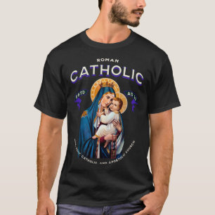 T-shirt Église apostolique une sainte catholique romaine V
