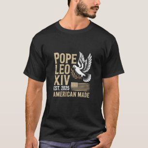 T-shirt Église catholique américaine du pape Léon
