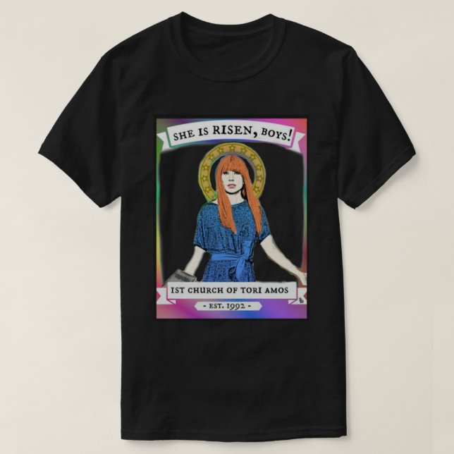 T-shirt Église de Tori Amos arrière - plan transparent (Design devant)