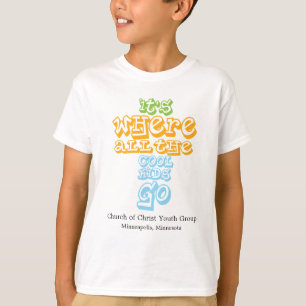 T-shirt Eglise Groupe Jeunesse Tee - shirt Croix chrétienn