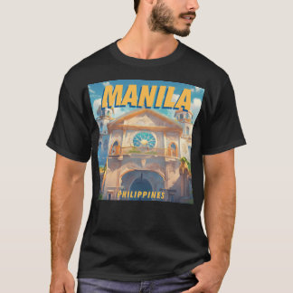 T-shirt Église Quiapo - Manille