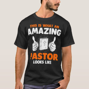 T-shirt Église religieuse masculine Pastor